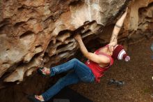 Bouldering in Hueco Tanks on 11/23/2018 with Blue Lizard Climbing and Yoga

Filename: SRM_20181123_1551480.jpg
Aperture: f/3.5
Shutter Speed: 1/250
Body: Canon EOS-1D Mark II
Lens: Canon EF 50mm f/1.8 II