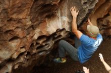 Bouldering in Hueco Tanks on 11/23/2018 with Blue Lizard Climbing and Yoga

Filename: SRM_20181123_1553030.jpg
Aperture: f/4.5
Shutter Speed: 1/250
Body: Canon EOS-1D Mark II
Lens: Canon EF 50mm f/1.8 II