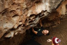 Bouldering in Hueco Tanks on 11/23/2018 with Blue Lizard Climbing and Yoga

Filename: SRM_20181123_1554420.jpg
Aperture: f/3.5
Shutter Speed: 1/250
Body: Canon EOS-1D Mark II
Lens: Canon EF 50mm f/1.8 II