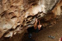 Bouldering in Hueco Tanks on 11/23/2018 with Blue Lizard Climbing and Yoga

Filename: SRM_20181123_1555010.jpg
Aperture: f/3.2
Shutter Speed: 1/250
Body: Canon EOS-1D Mark II
Lens: Canon EF 50mm f/1.8 II