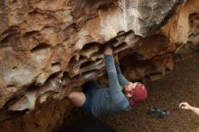 Bouldering in Hueco Tanks on 11/23/2018 with Blue Lizard Climbing and Yoga

Filename: SRM_20181123_1557300.jpg
Aperture: f/3.2
Shutter Speed: 1/250
Body: Canon EOS-1D Mark II
Lens: Canon EF 50mm f/1.8 II