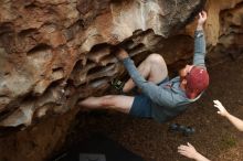 Bouldering in Hueco Tanks on 11/23/2018 with Blue Lizard Climbing and Yoga

Filename: SRM_20181123_1557420.jpg
Aperture: f/3.5
Shutter Speed: 1/250
Body: Canon EOS-1D Mark II
Lens: Canon EF 50mm f/1.8 II