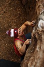 Bouldering in Hueco Tanks on 11/23/2018 with Blue Lizard Climbing and Yoga

Filename: SRM_20181123_1601430.jpg
Aperture: f/2.8
Shutter Speed: 1/250
Body: Canon EOS-1D Mark II
Lens: Canon EF 50mm f/1.8 II
