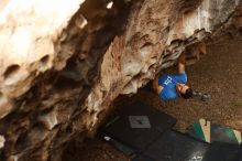 Bouldering in Hueco Tanks on 11/23/2018 with Blue Lizard Climbing and Yoga

Filename: SRM_20181123_1604300.jpg
Aperture: f/3.2
Shutter Speed: 1/250
Body: Canon EOS-1D Mark II
Lens: Canon EF 50mm f/1.8 II