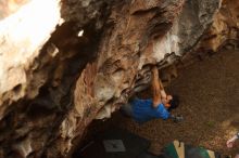 Bouldering in Hueco Tanks on 11/23/2018 with Blue Lizard Climbing and Yoga

Filename: SRM_20181123_1604340.jpg
Aperture: f/4.0
Shutter Speed: 1/250
Body: Canon EOS-1D Mark II
Lens: Canon EF 50mm f/1.8 II