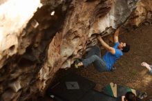 Bouldering in Hueco Tanks on 11/23/2018 with Blue Lizard Climbing and Yoga

Filename: SRM_20181123_1604400.jpg
Aperture: f/3.5
Shutter Speed: 1/250
Body: Canon EOS-1D Mark II
Lens: Canon EF 50mm f/1.8 II