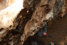 Bouldering in Hueco Tanks on 11/23/2018 with Blue Lizard Climbing and Yoga

Filename: SRM_20181123_1605520.jpg
Aperture: f/3.5
Shutter Speed: 1/250
Body: Canon EOS-1D Mark II
Lens: Canon EF 50mm f/1.8 II