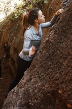 Bouldering in Hueco Tanks on 11/23/2018 with Blue Lizard Climbing and Yoga

Filename: SRM_20181123_1610250.jpg
Aperture: f/5.6
Shutter Speed: 1/125
Body: Canon EOS-1D Mark II
Lens: Canon EF 16-35mm f/2.8 L