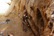 Bouldering in Hueco Tanks on 11/23/2018 with Blue Lizard Climbing and Yoga

Filename: SRM_20181123_1615400.jpg
Aperture: f/3.5
Shutter Speed: 1/125
Body: Canon EOS-1D Mark II
Lens: Canon EF 16-35mm f/2.8 L