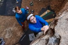 Bouldering in Hueco Tanks on 11/23/2018 with Blue Lizard Climbing and Yoga

Filename: SRM_20181123_1618050.jpg
Aperture: f/4.5
Shutter Speed: 1/125
Body: Canon EOS-1D Mark II
Lens: Canon EF 16-35mm f/2.8 L