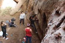 Bouldering in Hueco Tanks on 11/23/2018 with Blue Lizard Climbing and Yoga

Filename: SRM_20181123_1622390.jpg
Aperture: f/4.0
Shutter Speed: 1/125
Body: Canon EOS-1D Mark II
Lens: Canon EF 16-35mm f/2.8 L