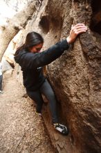 Bouldering in Hueco Tanks on 11/23/2018 with Blue Lizard Climbing and Yoga

Filename: SRM_20181123_1624280.jpg
Aperture: f/2.8
Shutter Speed: 1/125
Body: Canon EOS-1D Mark II
Lens: Canon EF 16-35mm f/2.8 L