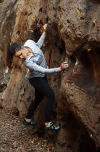 Bouldering in Hueco Tanks on 11/23/2018 with Blue Lizard Climbing and Yoga

Filename: SRM_20181123_1630130.jpg
Aperture: f/3.5
Shutter Speed: 1/100
Body: Canon EOS-1D Mark II
Lens: Canon EF 50mm f/1.8 II