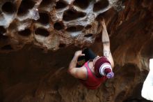 Bouldering in Hueco Tanks on 11/23/2018 with Blue Lizard Climbing and Yoga

Filename: SRM_20181123_1638240.jpg
Aperture: f/2.2
Shutter Speed: 1/250
Body: Canon EOS-1D Mark II
Lens: Canon EF 50mm f/1.8 II