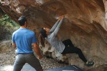 Bouldering in Hueco Tanks on 11/23/2018 with Blue Lizard Climbing and Yoga

Filename: SRM_20181123_1650250.jpg
Aperture: f/2.2
Shutter Speed: 1/160
Body: Canon EOS-1D Mark II
Lens: Canon EF 50mm f/1.8 II