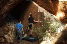 Bouldering in Hueco Tanks on 11/23/2018 with Blue Lizard Climbing and Yoga

Filename: SRM_20181123_1653140.jpg
Aperture: f/5.6
Shutter Speed: 1/160
Body: Canon EOS-1D Mark II
Lens: Canon EF 50mm f/1.8 II