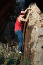 Bouldering in Hueco Tanks on 11/23/2018 with Blue Lizard Climbing and Yoga

Filename: SRM_20181123_1657530.jpg
Aperture: f/4.5
Shutter Speed: 1/160
Body: Canon EOS-1D Mark II
Lens: Canon EF 50mm f/1.8 II