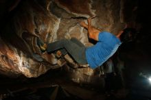 Bouldering in Hueco Tanks on 11/23/2018 with Blue Lizard Climbing and Yoga

Filename: SRM_20181123_1724050.jpg
Aperture: f/8.0
Shutter Speed: 1/250
Body: Canon EOS-1D Mark II
Lens: Canon EF 16-35mm f/2.8 L