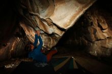 Bouldering in Hueco Tanks on 11/23/2018 with Blue Lizard Climbing and Yoga

Filename: SRM_20181123_1727340.jpg
Aperture: f/8.0
Shutter Speed: 1/250
Body: Canon EOS-1D Mark II
Lens: Canon EF 16-35mm f/2.8 L