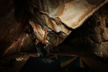 Bouldering in Hueco Tanks on 11/23/2018 with Blue Lizard Climbing and Yoga

Filename: SRM_20181123_1734530.jpg
Aperture: f/8.0
Shutter Speed: 1/250
Body: Canon EOS-1D Mark II
Lens: Canon EF 16-35mm f/2.8 L