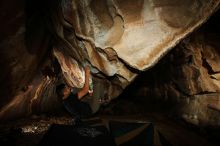 Bouldering in Hueco Tanks on 11/23/2018 with Blue Lizard Climbing and Yoga

Filename: SRM_20181123_1735170.jpg
Aperture: f/8.0
Shutter Speed: 1/250
Body: Canon EOS-1D Mark II
Lens: Canon EF 16-35mm f/2.8 L