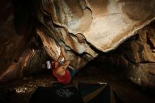 Bouldering in Hueco Tanks on 11/23/2018 with Blue Lizard Climbing and Yoga

Filename: SRM_20181123_1738260.jpg
Aperture: f/8.0
Shutter Speed: 1/250
Body: Canon EOS-1D Mark II
Lens: Canon EF 16-35mm f/2.8 L