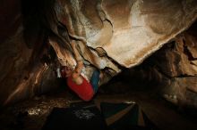 Bouldering in Hueco Tanks on 11/23/2018 with Blue Lizard Climbing and Yoga

Filename: SRM_20181123_1738320.jpg
Aperture: f/8.0
Shutter Speed: 1/250
Body: Canon EOS-1D Mark II
Lens: Canon EF 16-35mm f/2.8 L