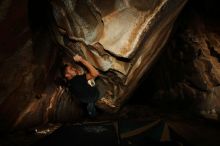 Bouldering in Hueco Tanks on 11/23/2018 with Blue Lizard Climbing and Yoga

Filename: SRM_20181123_1742040.jpg
Aperture: f/8.0
Shutter Speed: 1/250
Body: Canon EOS-1D Mark II
Lens: Canon EF 16-35mm f/2.8 L