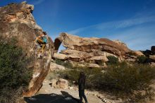 Bouldering in Hueco Tanks on 11/22/2018 with Blue Lizard Climbing and Yoga

Filename: SRM_20181122_1014120.jpg
Aperture: f/8.0
Shutter Speed: 1/400
Body: Canon EOS-1D Mark II
Lens: Canon EF 16-35mm f/2.8 L