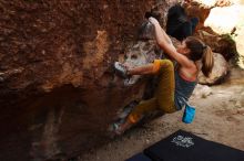 Bouldering in Hueco Tanks on 11/22/2018 with Blue Lizard Climbing and Yoga

Filename: SRM_20181122_1018410.jpg
Aperture: f/5.6
Shutter Speed: 1/250
Body: Canon EOS-1D Mark II
Lens: Canon EF 16-35mm f/2.8 L