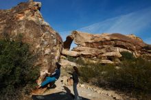 Bouldering in Hueco Tanks on 11/22/2018 with Blue Lizard Climbing and Yoga

Filename: SRM_20181122_1021450.jpg
Aperture: f/5.6
Shutter Speed: 1/800
Body: Canon EOS-1D Mark II
Lens: Canon EF 16-35mm f/2.8 L