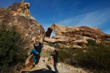 Bouldering in Hueco Tanks on 11/22/2018 with Blue Lizard Climbing and Yoga

Filename: SRM_20181122_1021480.jpg
Aperture: f/5.6
Shutter Speed: 1/800
Body: Canon EOS-1D Mark II
Lens: Canon EF 16-35mm f/2.8 L