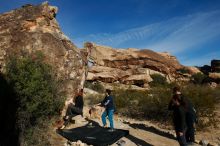 Bouldering in Hueco Tanks on 11/22/2018 with Blue Lizard Climbing and Yoga

Filename: SRM_20181122_1023400.jpg
Aperture: f/5.6
Shutter Speed: 1/800
Body: Canon EOS-1D Mark II
Lens: Canon EF 16-35mm f/2.8 L