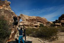 Bouldering in Hueco Tanks on 11/22/2018 with Blue Lizard Climbing and Yoga

Filename: SRM_20181122_1025530.jpg
Aperture: f/5.6
Shutter Speed: 1/1000
Body: Canon EOS-1D Mark II
Lens: Canon EF 16-35mm f/2.8 L