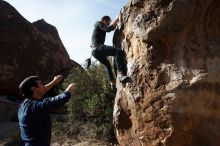 Bouldering in Hueco Tanks on 11/22/2018 with Blue Lizard Climbing and Yoga

Filename: SRM_20181122_1028380.jpg
Aperture: f/5.6
Shutter Speed: 1/2000
Body: Canon EOS-1D Mark II
Lens: Canon EF 16-35mm f/2.8 L