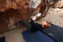 Bouldering in Hueco Tanks on 11/22/2018 with Blue Lizard Climbing and Yoga

Filename: SRM_20181122_1033520.jpg
Aperture: f/5.6
Shutter Speed: 1/250
Body: Canon EOS-1D Mark II
Lens: Canon EF 16-35mm f/2.8 L