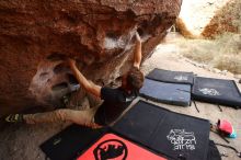 Bouldering in Hueco Tanks on 11/22/2018 with Blue Lizard Climbing and Yoga

Filename: SRM_20181122_1039500.jpg
Aperture: f/4.5
Shutter Speed: 1/320
Body: Canon EOS-1D Mark II
Lens: Canon EF 16-35mm f/2.8 L