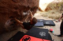 Bouldering in Hueco Tanks on 11/22/2018 with Blue Lizard Climbing and Yoga

Filename: SRM_20181122_1039540.jpg
Aperture: f/4.5
Shutter Speed: 1/500
Body: Canon EOS-1D Mark II
Lens: Canon EF 16-35mm f/2.8 L