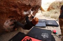 Bouldering in Hueco Tanks on 11/22/2018 with Blue Lizard Climbing and Yoga

Filename: SRM_20181122_1041170.jpg
Aperture: f/5.0
Shutter Speed: 1/400
Body: Canon EOS-1D Mark II
Lens: Canon EF 16-35mm f/2.8 L