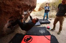 Bouldering in Hueco Tanks on 11/22/2018 with Blue Lizard Climbing and Yoga

Filename: SRM_20181122_1042090.jpg
Aperture: f/5.0
Shutter Speed: 1/400
Body: Canon EOS-1D Mark II
Lens: Canon EF 16-35mm f/2.8 L