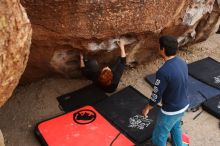 Bouldering in Hueco Tanks on 11/22/2018 with Blue Lizard Climbing and Yoga

Filename: SRM_20181122_1058550.jpg
Aperture: f/5.0
Shutter Speed: 1/250
Body: Canon EOS-1D Mark II
Lens: Canon EF 16-35mm f/2.8 L