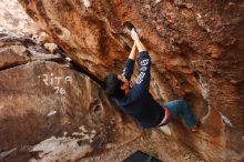 Bouldering in Hueco Tanks on 11/22/2018 with Blue Lizard Climbing and Yoga

Filename: SRM_20181122_1059550.jpg
Aperture: f/4.0
Shutter Speed: 1/400
Body: Canon EOS-1D Mark II
Lens: Canon EF 16-35mm f/2.8 L