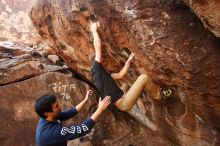 Bouldering in Hueco Tanks on 11/22/2018 with Blue Lizard Climbing and Yoga

Filename: SRM_20181122_1102390.jpg
Aperture: f/4.0
Shutter Speed: 1/500
Body: Canon EOS-1D Mark II
Lens: Canon EF 16-35mm f/2.8 L