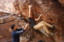 Bouldering in Hueco Tanks on 11/22/2018 with Blue Lizard Climbing and Yoga

Filename: SRM_20181122_1102410.jpg
Aperture: f/4.0
Shutter Speed: 1/500
Body: Canon EOS-1D Mark II
Lens: Canon EF 16-35mm f/2.8 L