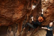 Bouldering in Hueco Tanks on 11/22/2018 with Blue Lizard Climbing and Yoga

Filename: SRM_20181122_1122131.jpg
Aperture: f/5.0
Shutter Speed: 1/320
Body: Canon EOS-1D Mark II
Lens: Canon EF 16-35mm f/2.8 L