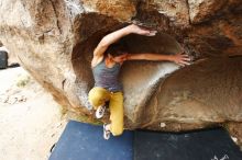 Bouldering in Hueco Tanks on 11/22/2018 with Blue Lizard Climbing and Yoga

Filename: SRM_20181122_1134130.jpg
Aperture: f/5.6
Shutter Speed: 1/500
Body: Canon EOS-1D Mark II
Lens: Canon EF 16-35mm f/2.8 L