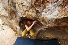 Bouldering in Hueco Tanks on 11/22/2018 with Blue Lizard Climbing and Yoga

Filename: SRM_20181122_1134330.jpg
Aperture: f/5.6
Shutter Speed: 1/400
Body: Canon EOS-1D Mark II
Lens: Canon EF 16-35mm f/2.8 L