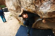 Bouldering in Hueco Tanks on 11/22/2018 with Blue Lizard Climbing and Yoga

Filename: SRM_20181122_1142130.jpg
Aperture: f/5.6
Shutter Speed: 1/400
Body: Canon EOS-1D Mark II
Lens: Canon EF 16-35mm f/2.8 L