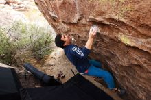 Bouldering in Hueco Tanks on 11/22/2018 with Blue Lizard Climbing and Yoga

Filename: SRM_20181122_1228380.jpg
Aperture: f/5.6
Shutter Speed: 1/320
Body: Canon EOS-1D Mark II
Lens: Canon EF 16-35mm f/2.8 L