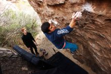 Bouldering in Hueco Tanks on 11/22/2018 with Blue Lizard Climbing and Yoga

Filename: SRM_20181122_1232390.jpg
Aperture: f/5.6
Shutter Speed: 1/320
Body: Canon EOS-1D Mark II
Lens: Canon EF 16-35mm f/2.8 L